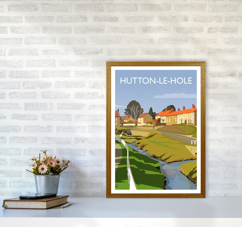 Hutton-Le-Hole Portrait Art Print by Richard O'Neill A2 Print Only