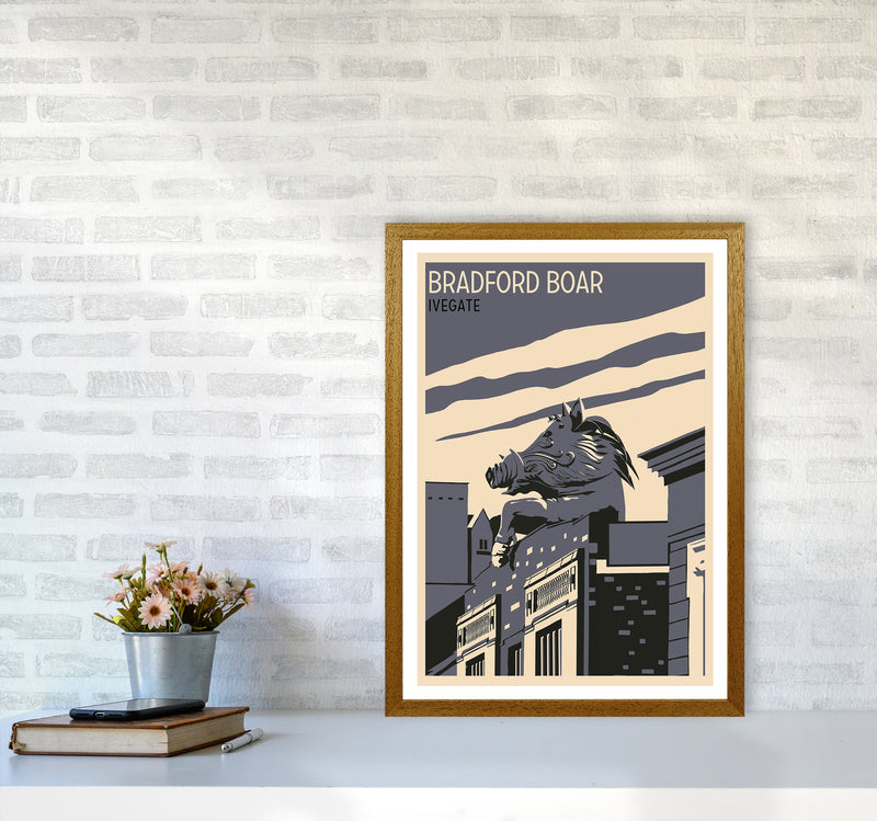 Bradford Boar Art Print by Richard O'Neill A2 Print Only