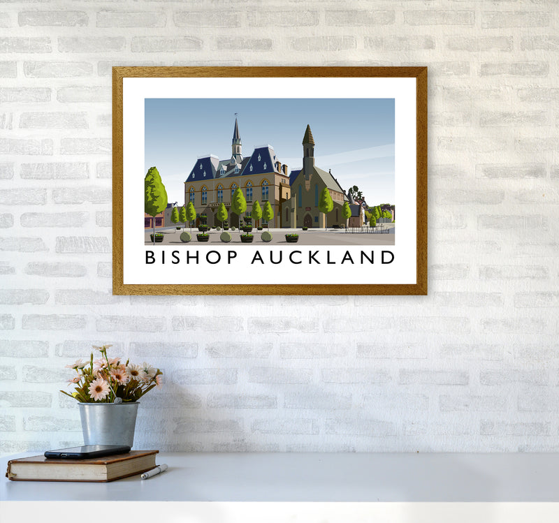 Bishop Auckland Art Print by Richard O'Neill A2 Print Only