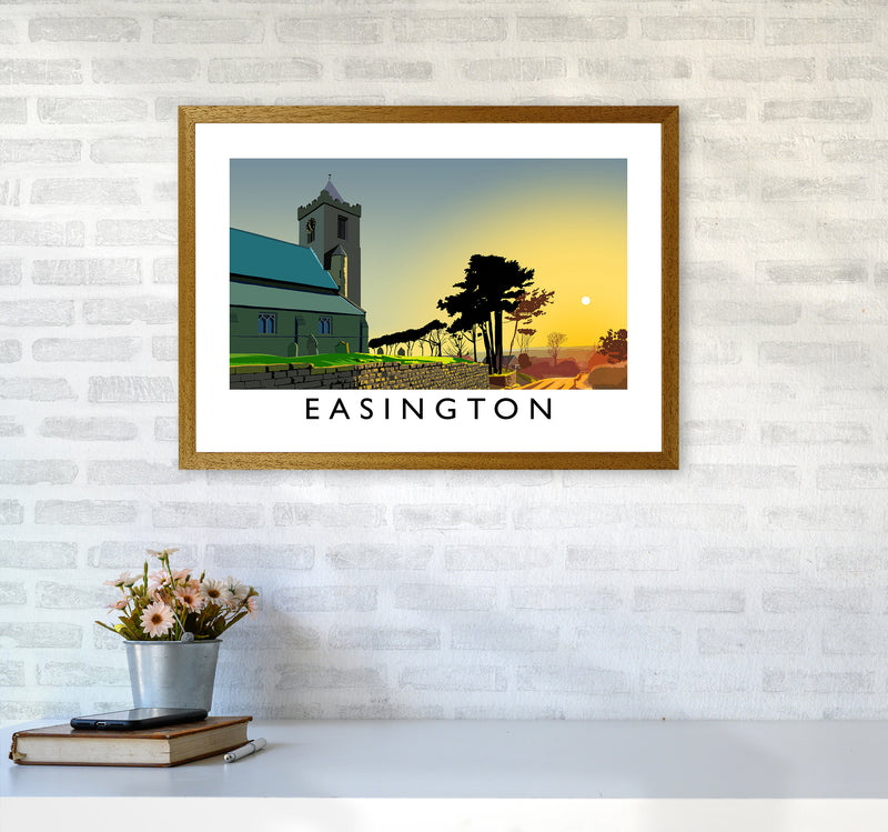 Easington Art Print by Richard O'Neill A2 Print Only