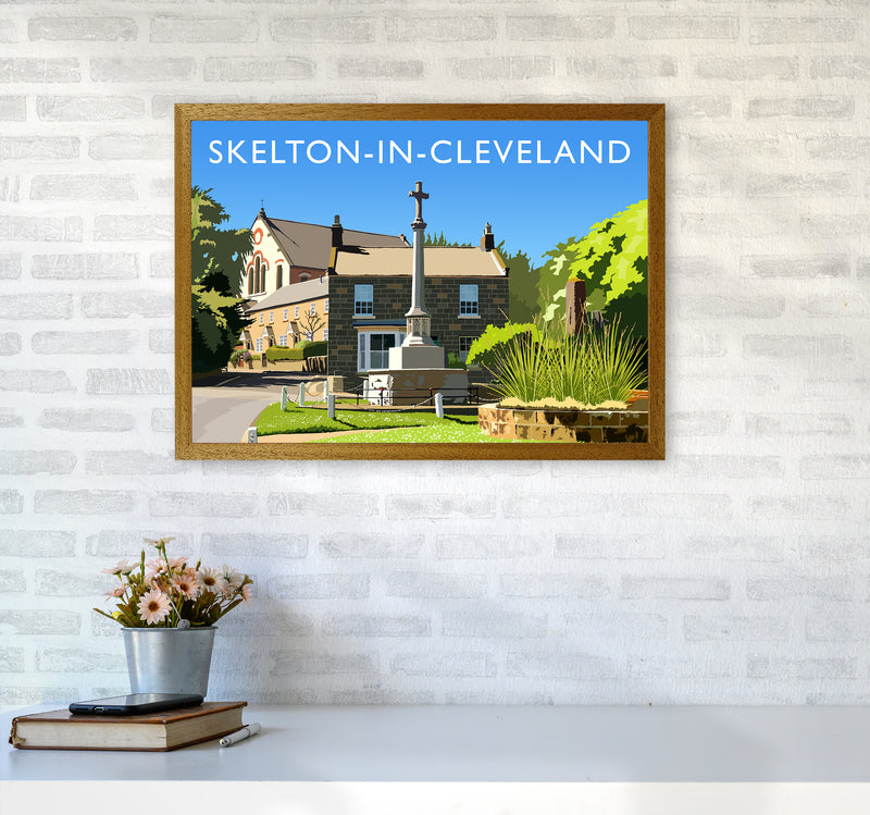 Skelton-in-Cleveland Travel Art Print by Richard O'Neill A2 Print Only