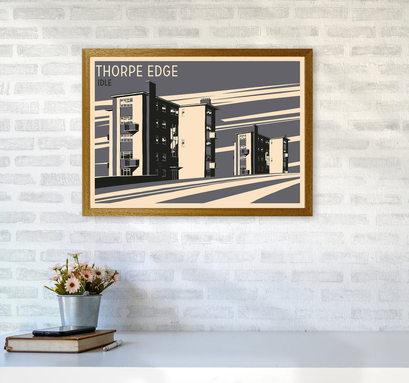 Thorpe Edge, Idle Travel Art Print by Richard O'Neill A2 Print Only