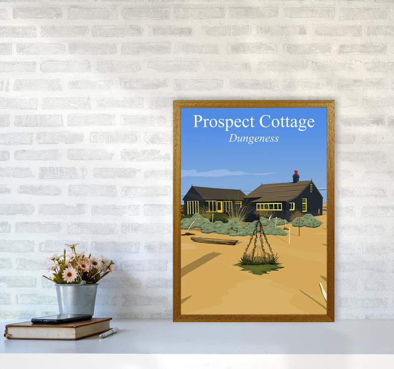 Prospect Cottage portrait Travel Art Print by Richard O'Neill A2 Print Only