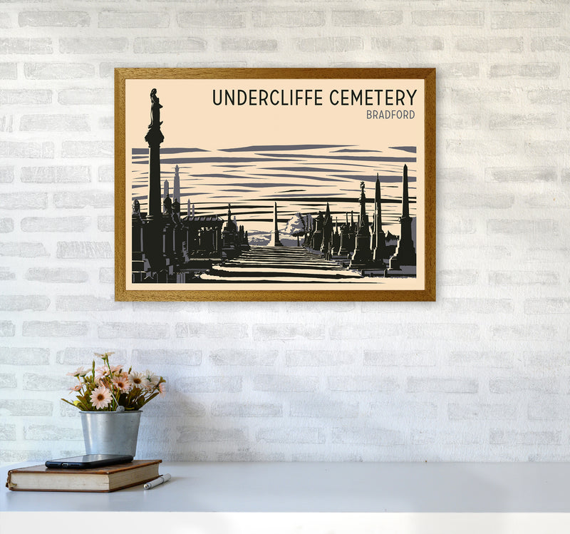 Undercliffe Cemetery copy Travel Art Print by Richard O'Neill A2 Print Only