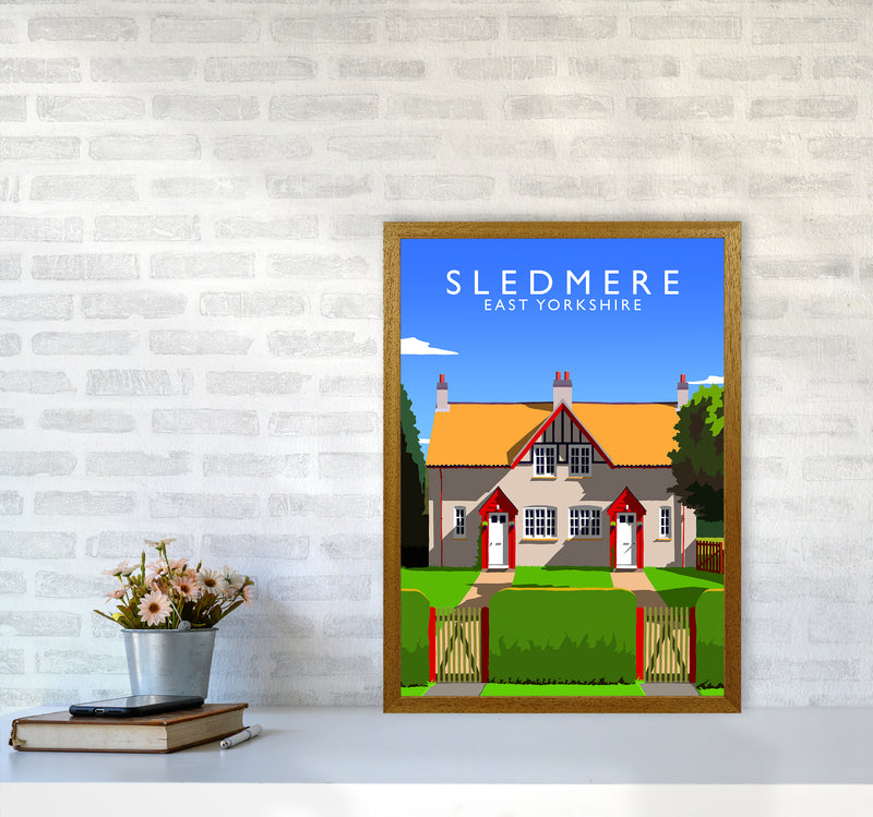 Sledmere portrait Travel Art Print by Richard O'Neill A2 Print Only