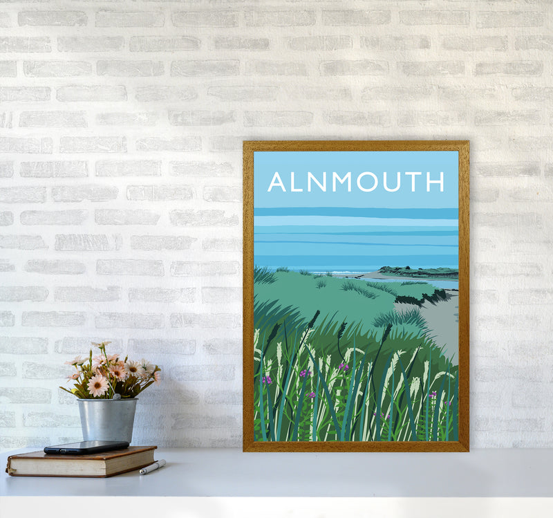 Alnmouth portrait Travel Art Print by Richard O'Neill A2 Print Only