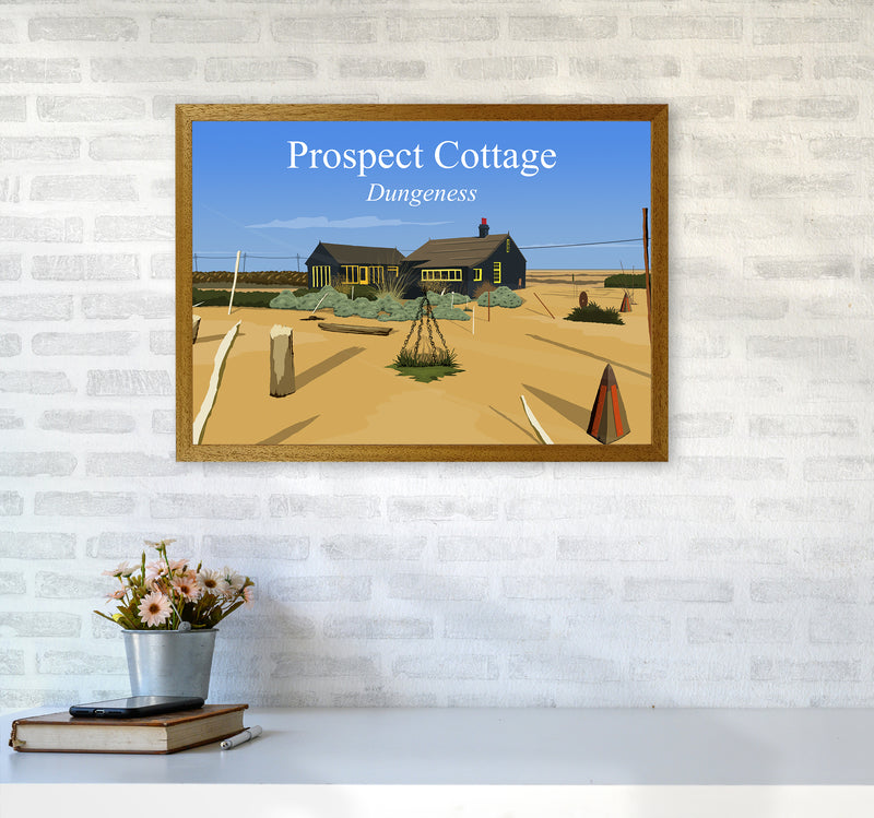 Prospect Cottage Travel Art Print by Richard O'Neill A2 Print Only