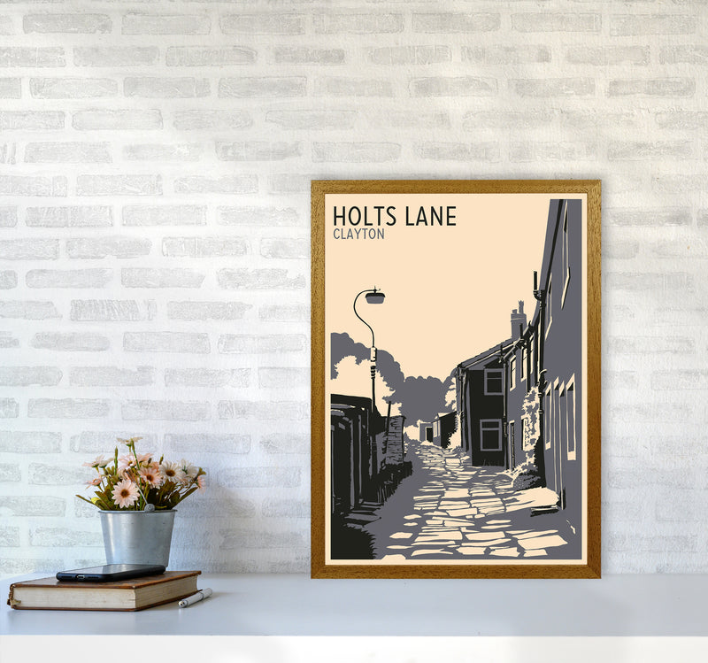 Holts Lane, Clayton Travel Art Print by Richard O'Neill A2 Print Only