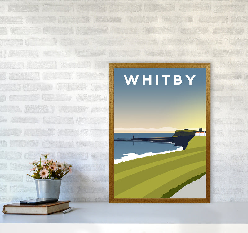 Whitby 5 portrait Travel Art Print by Richard O'Neill A2 Print Only