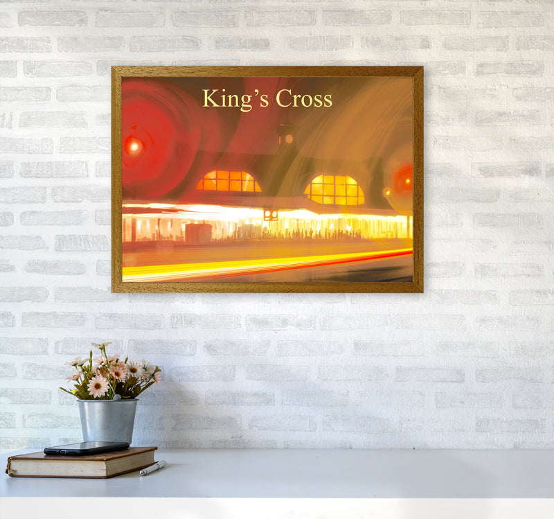 King's Cross Travel Art Print by Richard O'Neill A2 Print Only