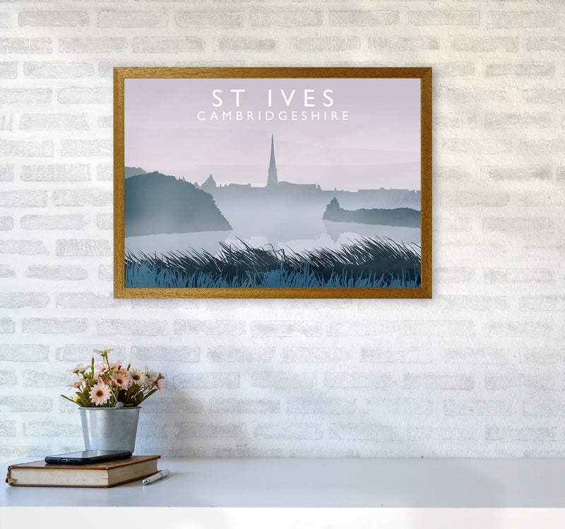 St Ives Travel Art Print by Richard O'Neill A2 Print Only