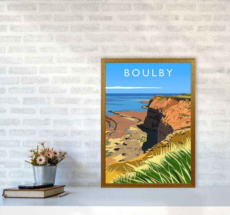 Boulby portrait Travel Art Print by Richard O'Neill A2 Print Only