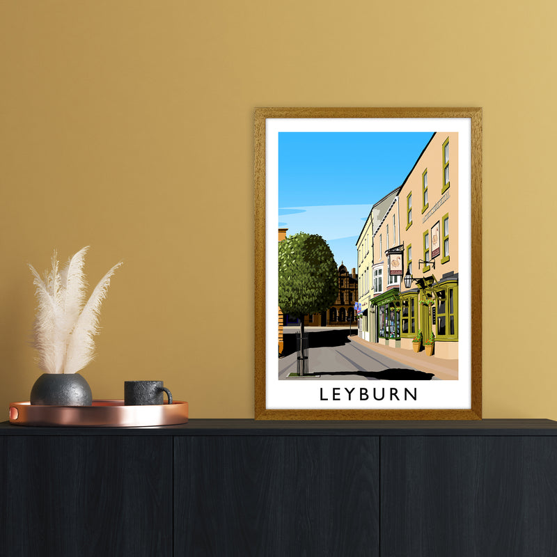 Leyburn 3 portrait Travel Art Print by Richard O'Neill A2 Print Only