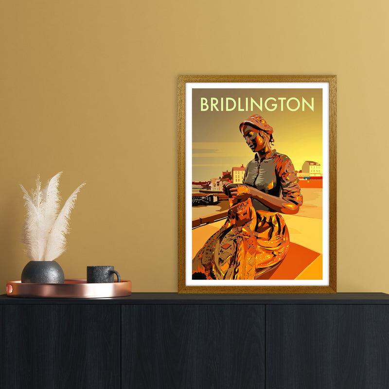 Bridlington 2 Travel Art Print by Richard O'Neill A2 Print Only