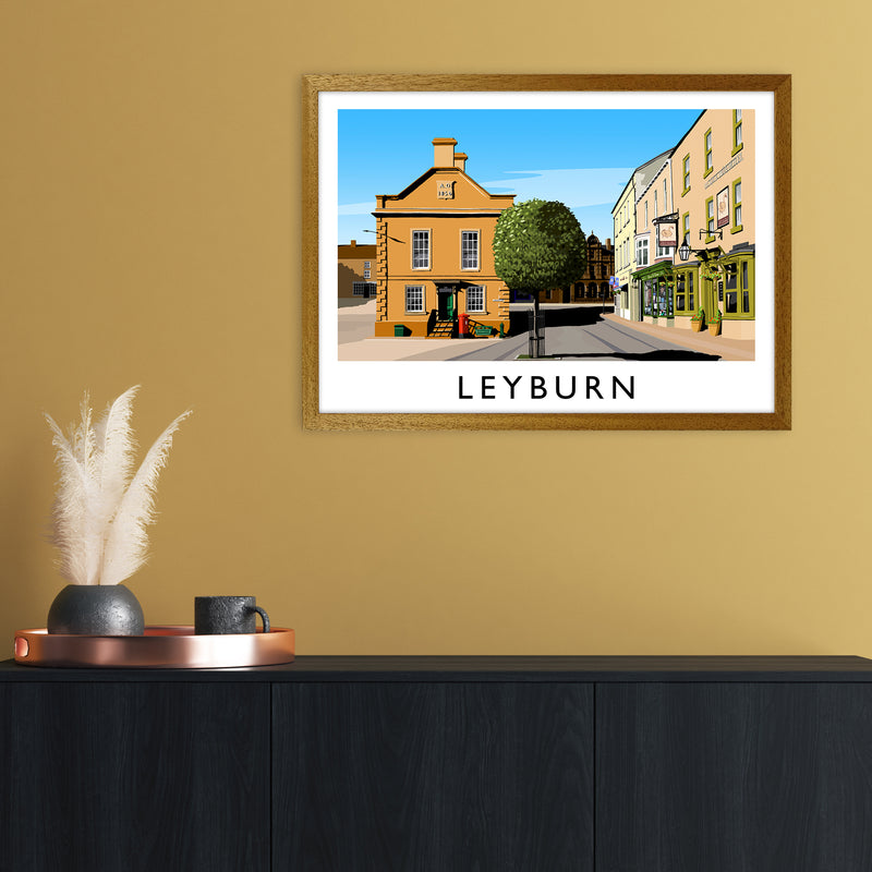 Leyburn 3 Travel Art Print by Richard O'Neill A2 Print Only