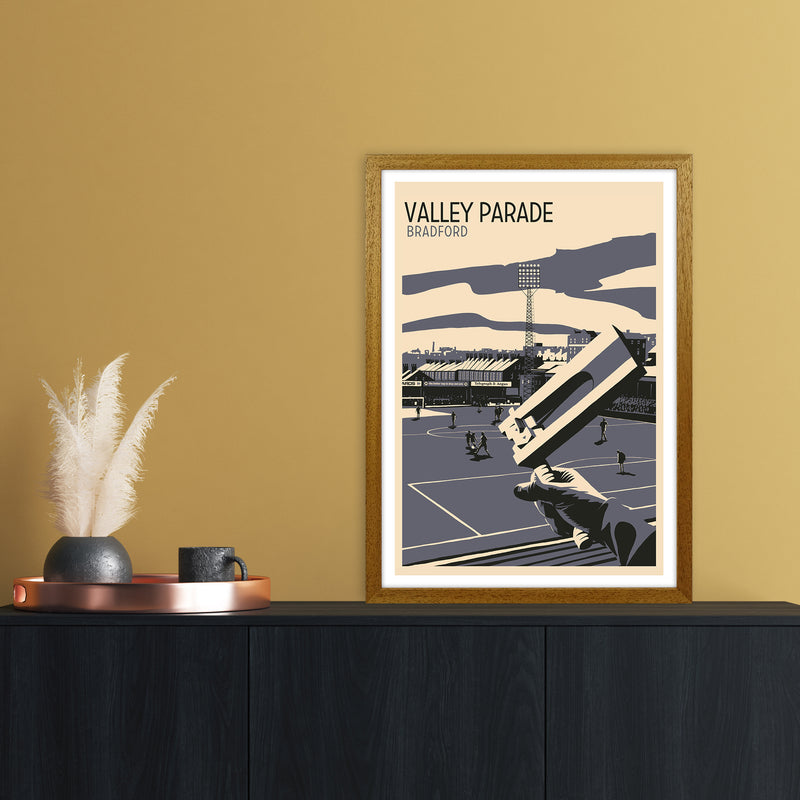 Valley Parade Travel Art Print by Richard O'Neill A2 Print Only