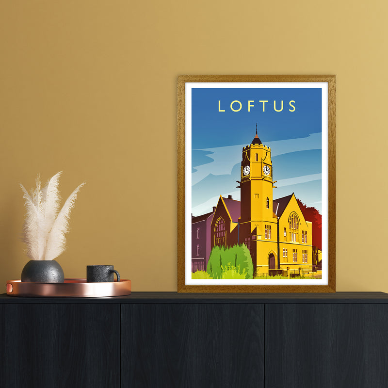 Loftus 2 Portrait Travel Art Print by Richard O'Neill A2 Print Only