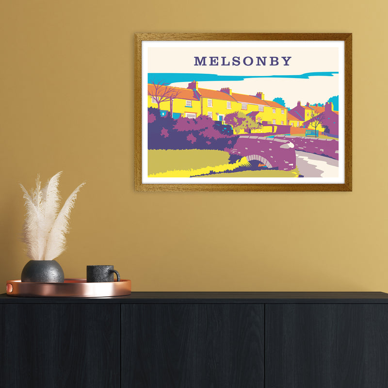 Melsonby Travel Art Print by Richard O'Neill A2 Print Only