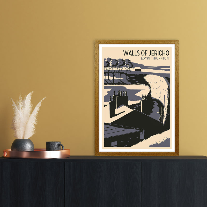 Walls of Jericho Travel Art Print by Richard O'Neill A2 Print Only