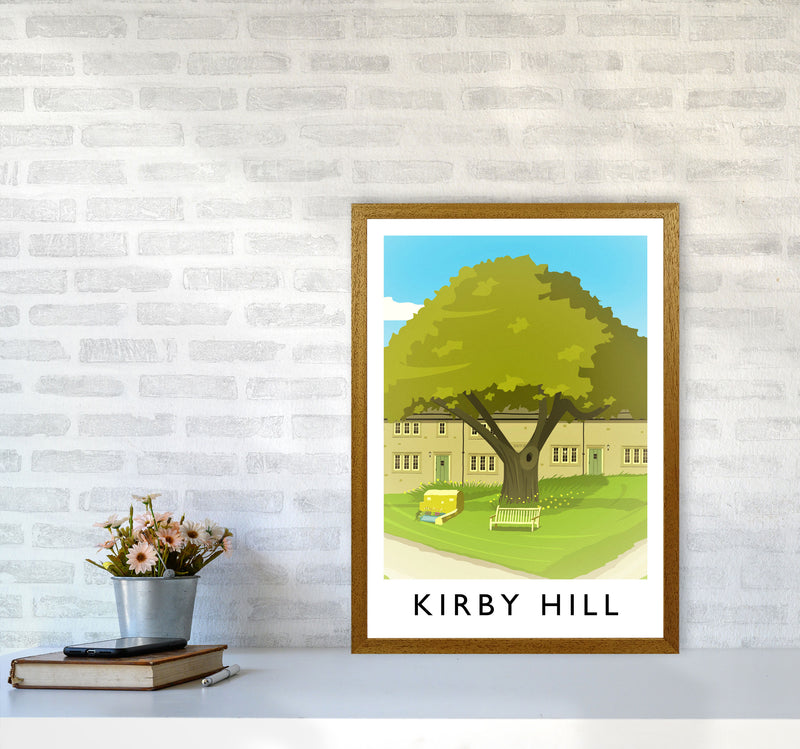 Kirby Hill portrait Travel Art Print by Richard O'Neill A2 Print Only