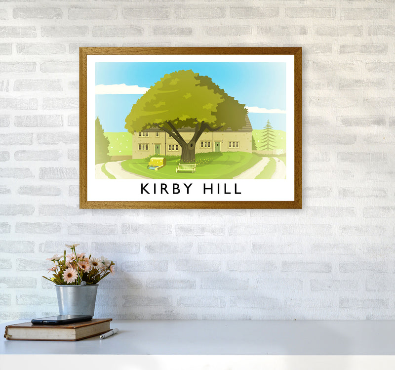 Kirby Hill Travel Art Print by Richard O'Neill A2 Print Only