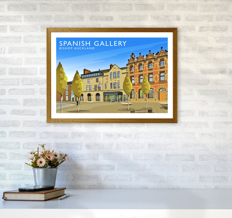 Spanish Gallery Travel Art Print by Richard O'Neill A2 Print Only