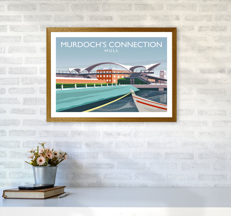 Murdoch's Connection Travel Art Print by Richard O'Neill A2 Print Only