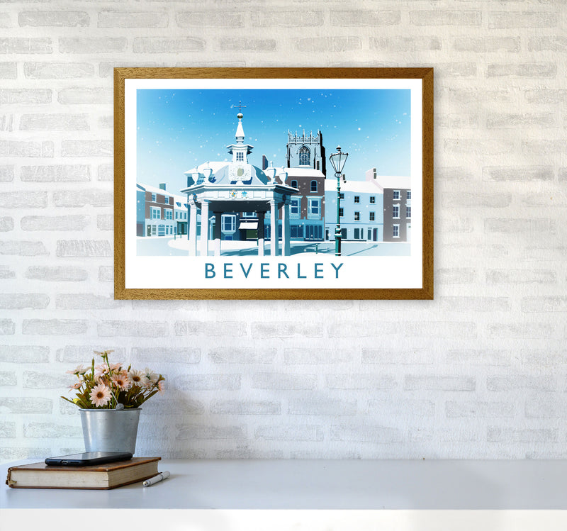 Beverley (Snow) 2 Travel Art Print by Richard O'Neill A2 Print Only