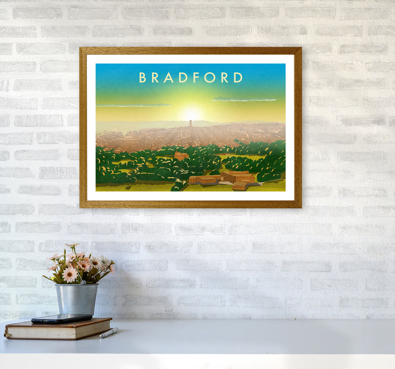 Bradford 2 Travel Art Print by Richard O'Neill A2 Print Only