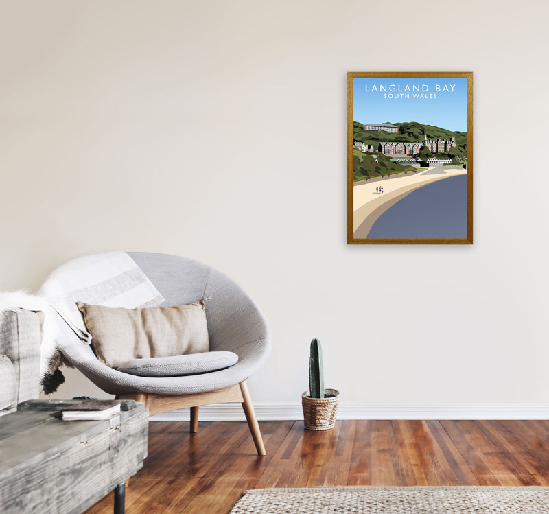 Langland Bay by Richard O'Neill A2 Print Only
