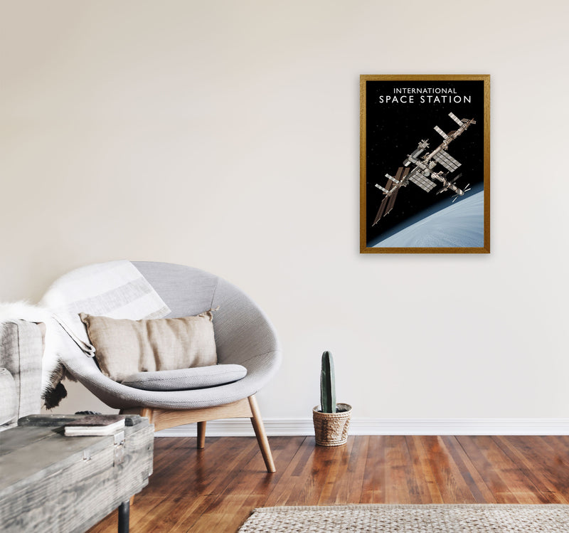 International Space Station by Richard O'Neill A2 Print Only