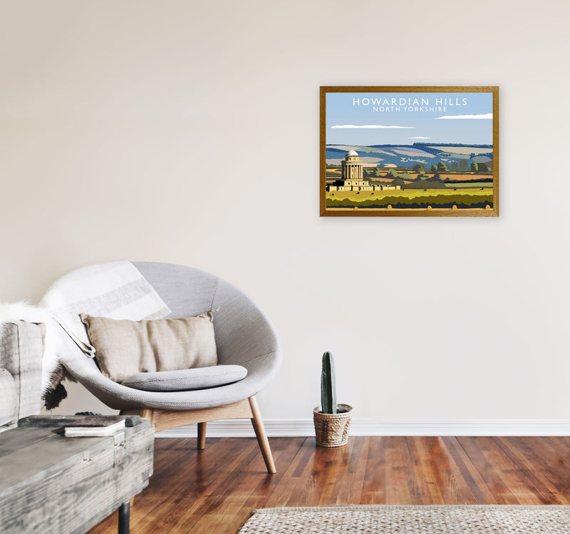 Howardian Hills (Landscape) by Richard O'Neill Yorkshire Art Print Poster A2 Print Only