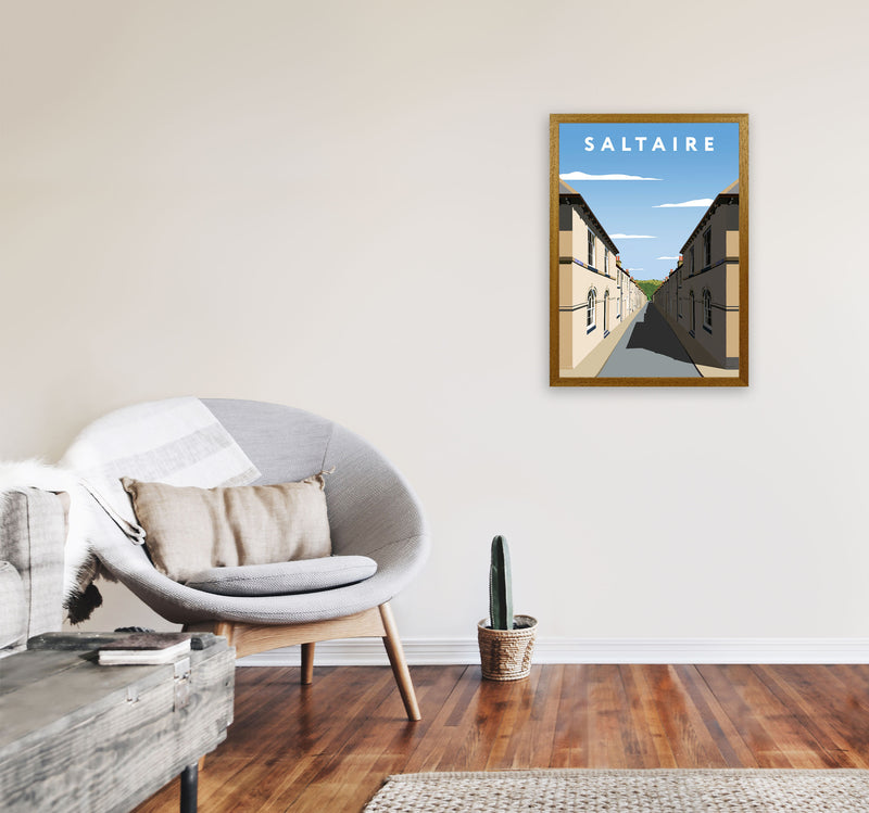 Saltaire Portrait by Richard O'Neill A2 Print Only