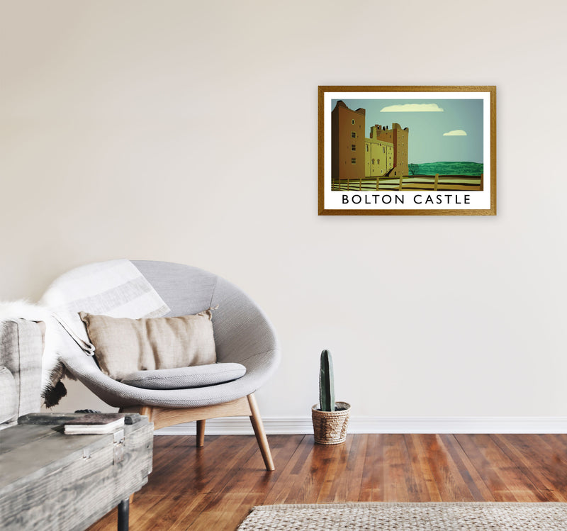 Bolton Castle Art Print by Richard O'Neill A2 Print Only