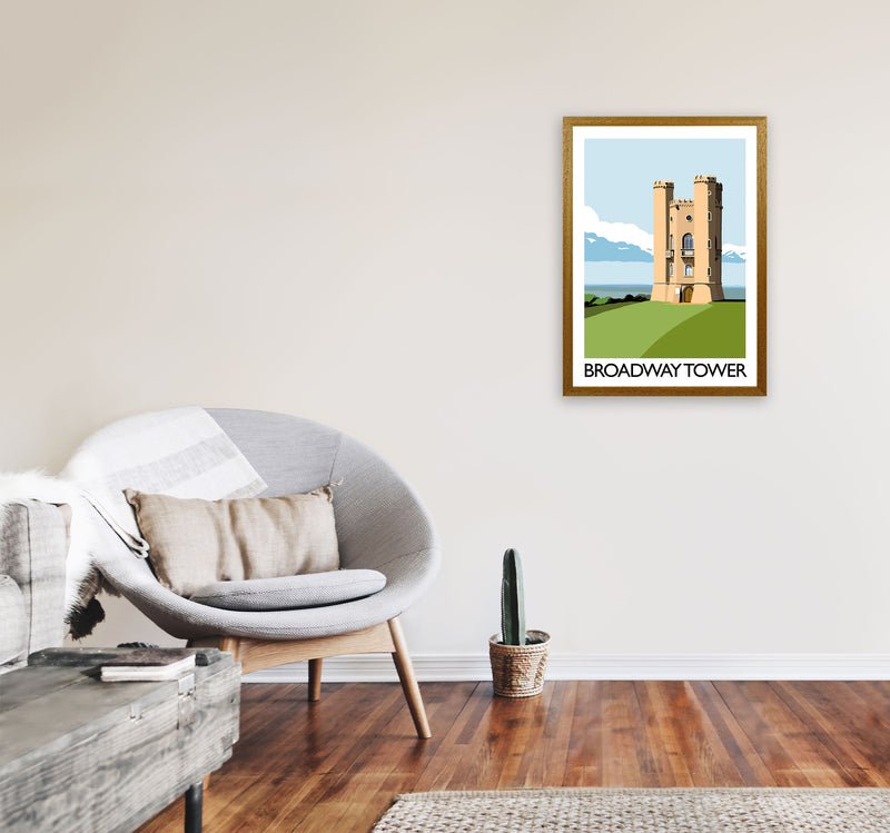 Broadway Tower Art Print by Richard O'Neill A2 Print Only