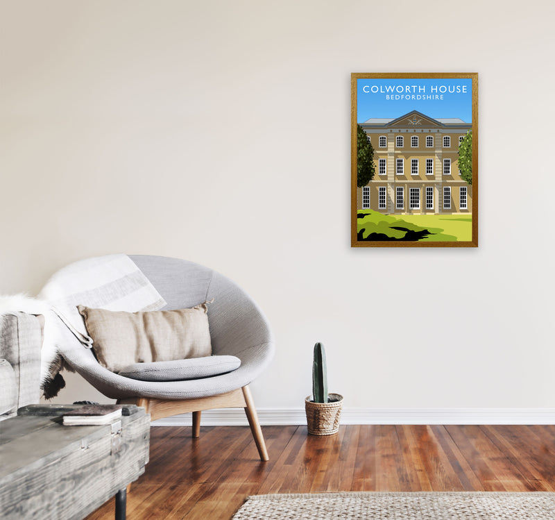 Colworth House Portrait by Richard O'Neill A2 Print Only