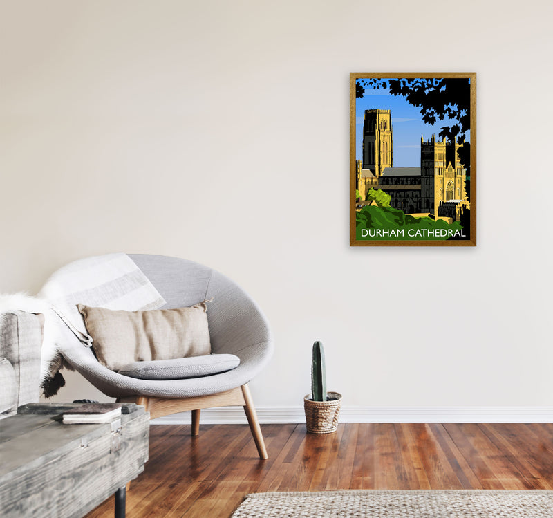 Durham Cathedral Portrait by Richard O'Neill A2 Print Only