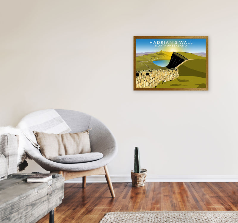 Hadrians Wall by Richard O'Neill A2 Print Only