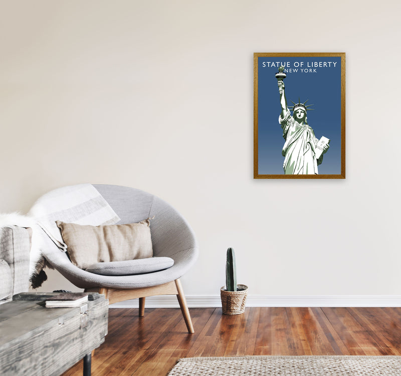 Statue of Liberty New York Art Print by Richard O'Neill A2 Print Only
