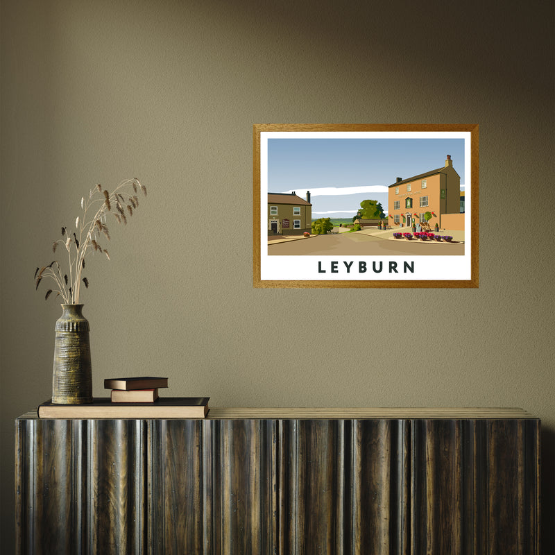 Leyburn 4 by Richard O'Neill A2 Oak Frame