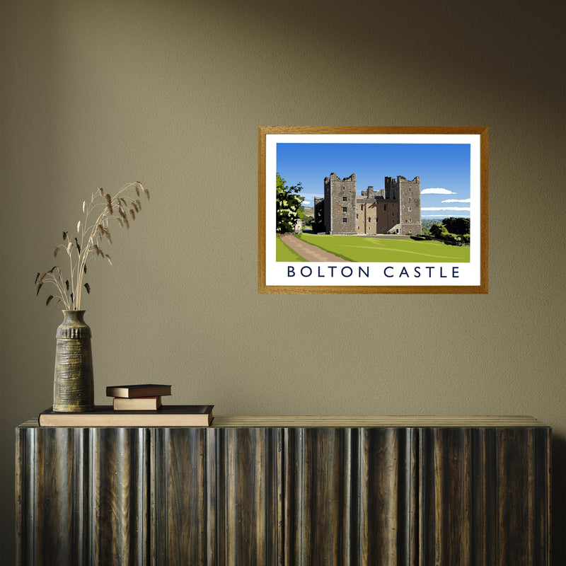 Bolton Castle 2 by Richard O'Neill A2 Oak Frame