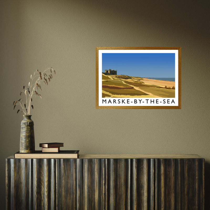 Marske-by-the-Sea 3 by Richard O'Neill A2 Oak Frame