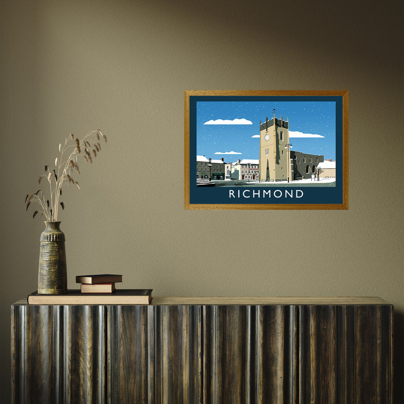 Richmond 2 (Snow) by Richard O'Neill A2 Oak Frame