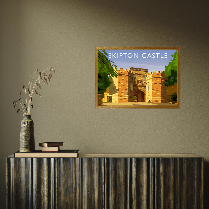 Skipton Castle by Richard O'Neill A2 Oak Frame
