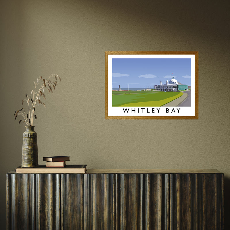 Whitley Bay by Richard O'Neill A2 Oak Frame