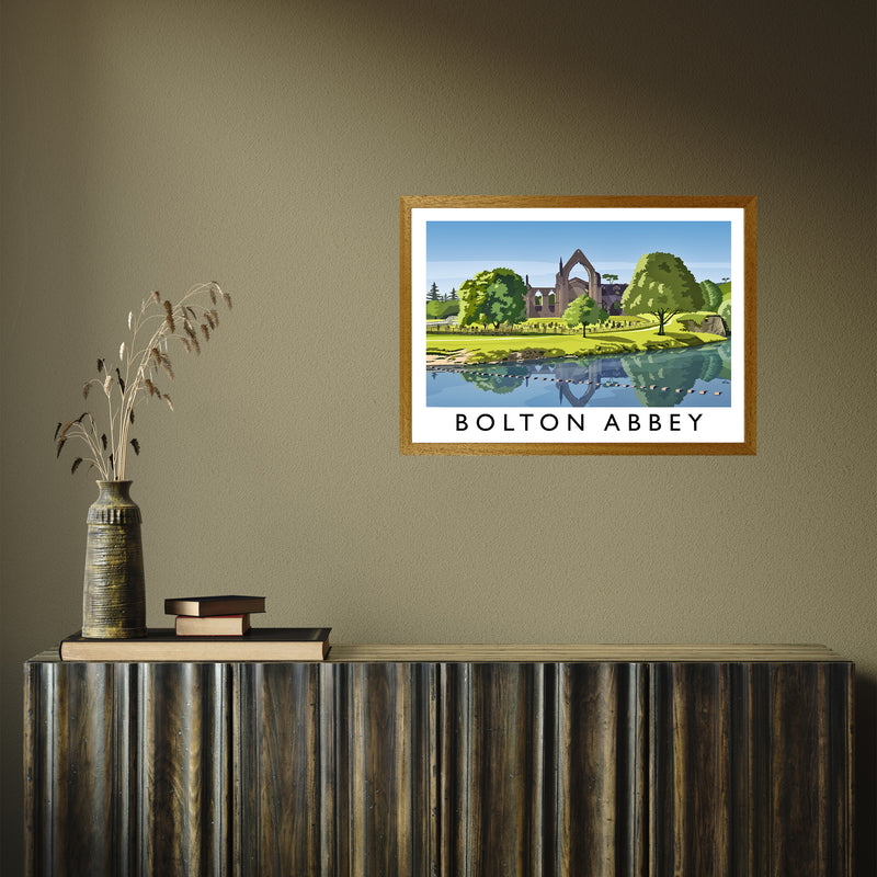 Bolton Abbey by Richard O'Neill A2 Oak Frame