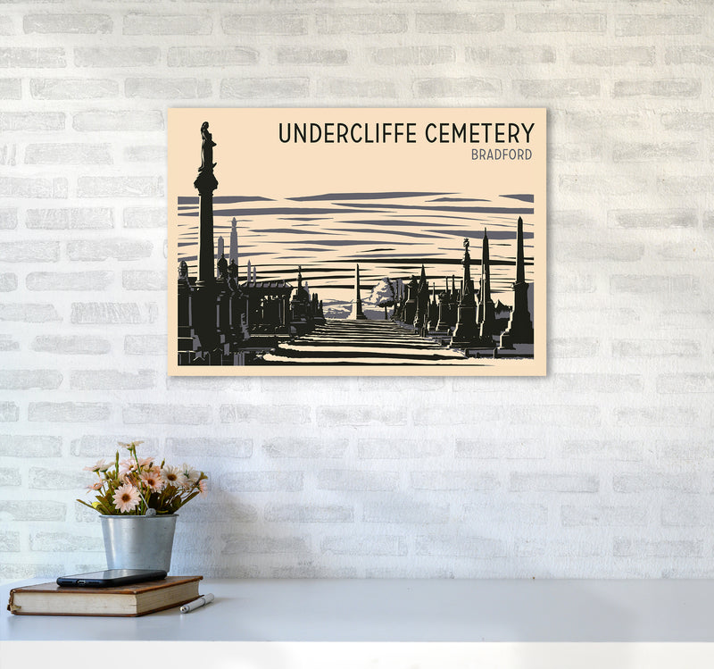 Undercliffe Cemetery copy Travel Art Print by Richard O'Neill A2 Black Frame