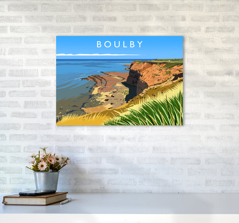 Boulby Travel Art Print by Richard O'Neill A2 Black Frame