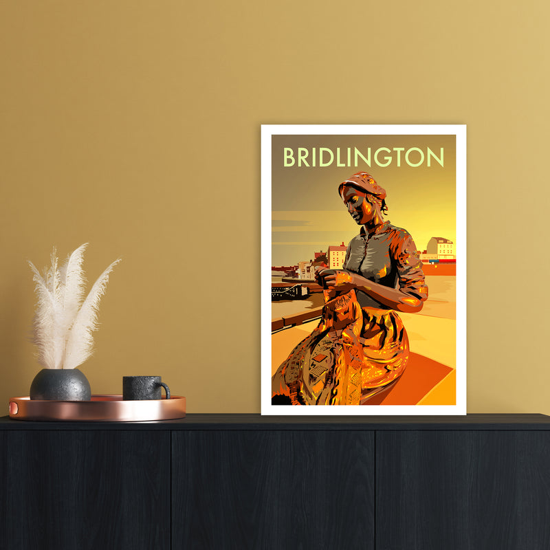 Bridlington 2 Travel Art Print by Richard O'Neill A2 Black Frame