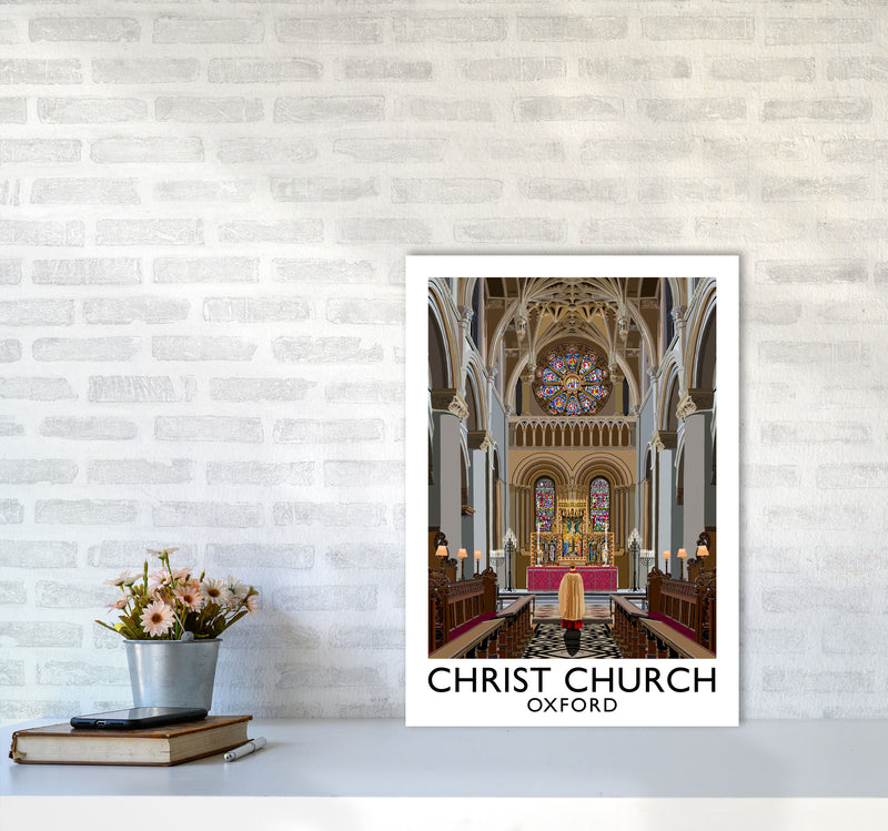 Christ Church Oxford by Richard O'Neill A2 Black Frame